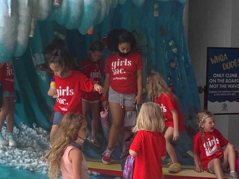 Girls Inc. of Pinellas exploring marine life as well as future careers